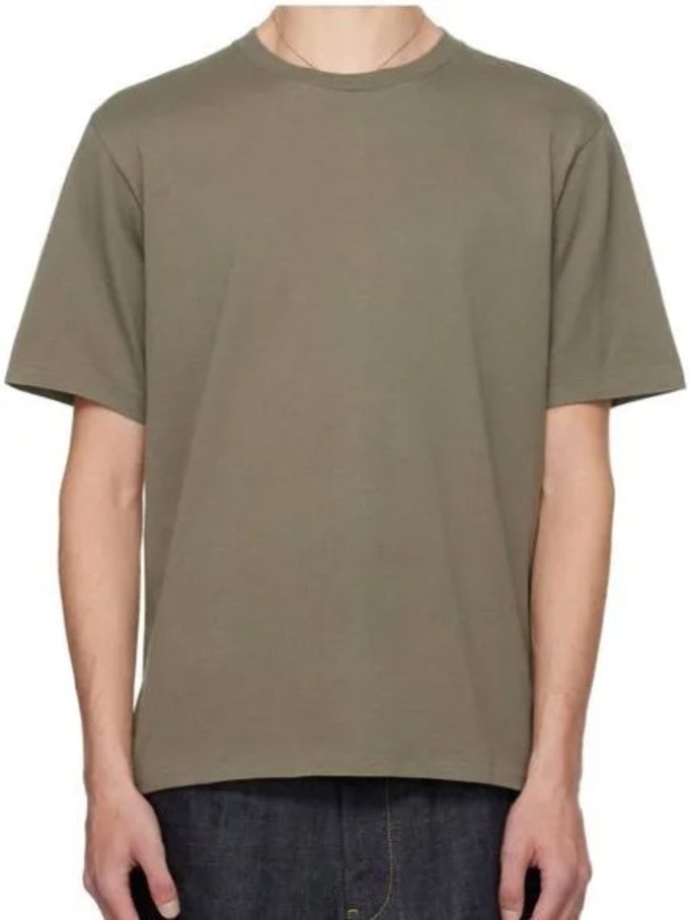 Men's Short-Sleeve Crewneck Tee in Olive